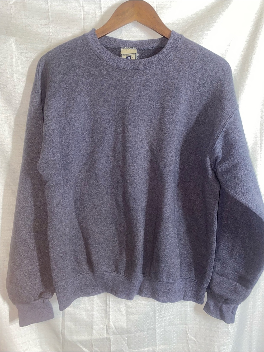 Lee Crewneck Sweatshirt in Heather Slate Blue Blokecore Vintage